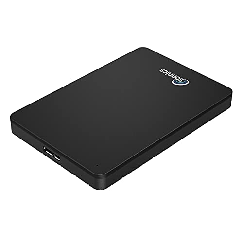 Sonnics 500gb Schwarz Externe Tragbare Festplatte Usb 3