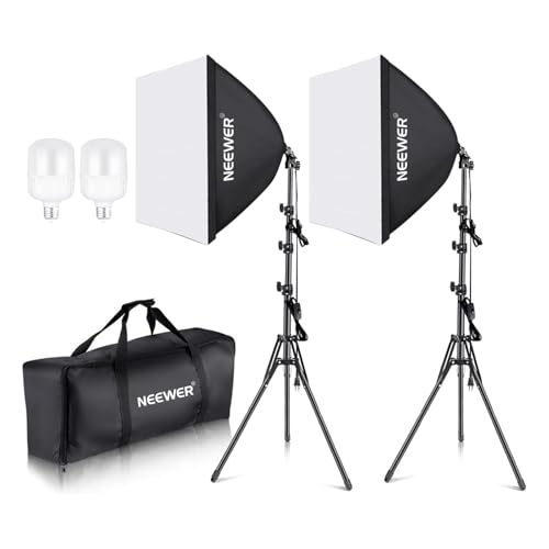 Neewer 700w Quivalent Softbox Beleuchtung Set 2pack 5500k