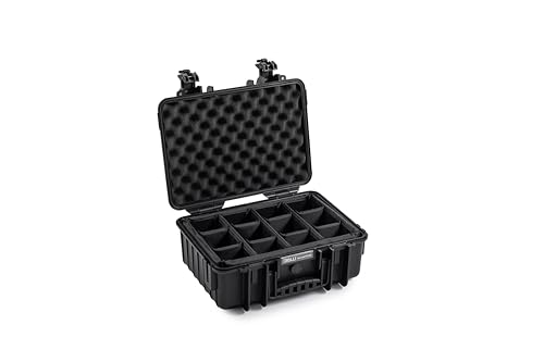 B W Transportkoffer Outdoor Typ 4000 Schwarz Mit