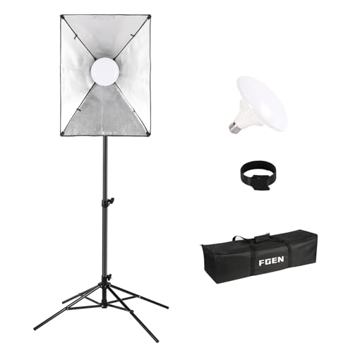 135w 5500k Softbox Fgen Upgraded Vierbeinigen Stand Foto