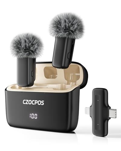 Czocpos Kabelloses Lavalier Mikrofon Wireless F R Iphone