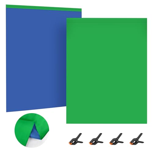 Sedgewin 2 In 1 Greenscreen Blauer Bildschirm Fotohintergrund
