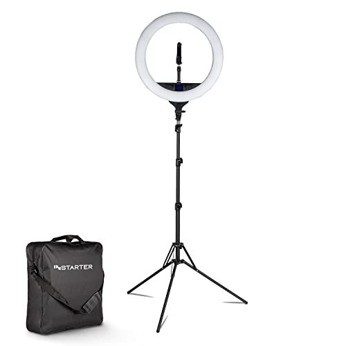 Instarter Led Ringlicht Mit Stativ Ringleuchte 180 Schwenkbar