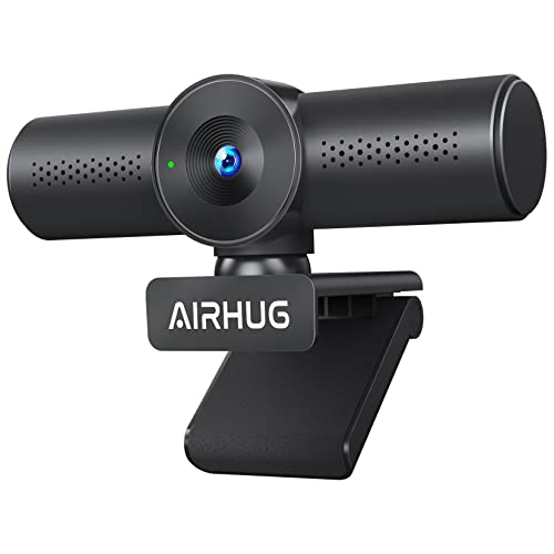 Airhug 2k Webcam Full Hd 1080p Mit Zwei