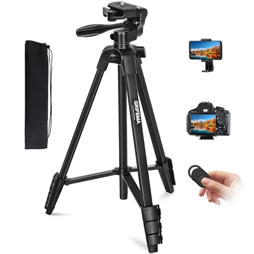 Grifema Kamera Handy Stativ 140 Cm Aluminium Fotostativ