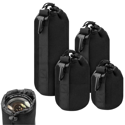 Baosroy Objektivtasche 4pcs Tasche F R Objektiv Objektivtasche