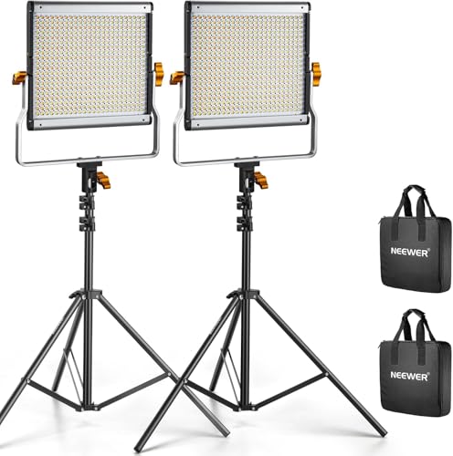 Neewer 2er Pack Dimmbares Zweifarbiges 480 Led Videolicht