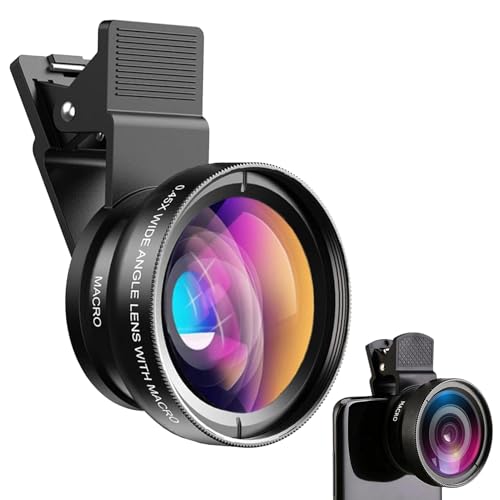 2 In 1 Handy Objektiv 0 45x Weitwinkelobjektiv