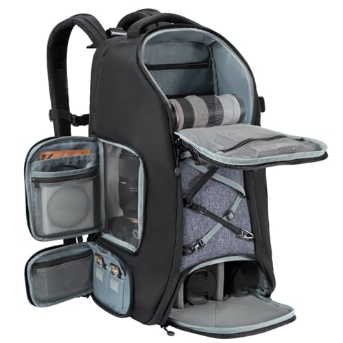 K F Concept Fotorucksack Gro Kamerarucksack 30l Wasserdicht