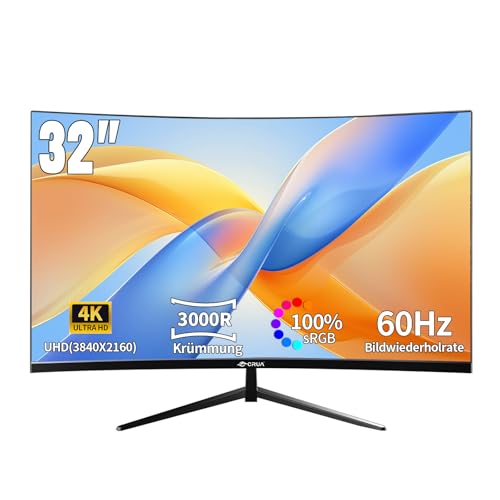 Crua 32 4k 60hz Ultrawide 3000r Curved 4k