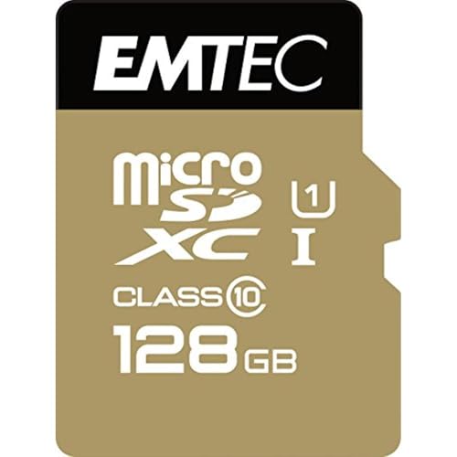 Emtec Ecmsdm128gxc10 Elitegold 128gb Microsdxc Speicherkarte Highspeed