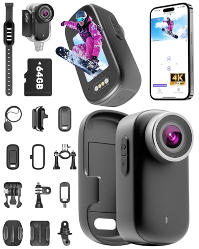 Nnyymh Mini Action Cam 4k Neu Upgraded Body