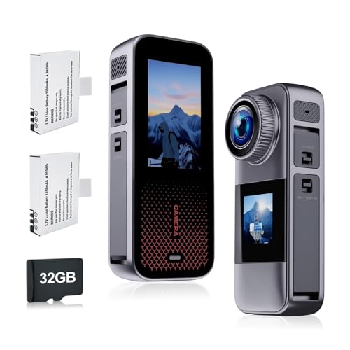 Jadfezy Dual Action Cam Mit 32g Karte Helmkamera