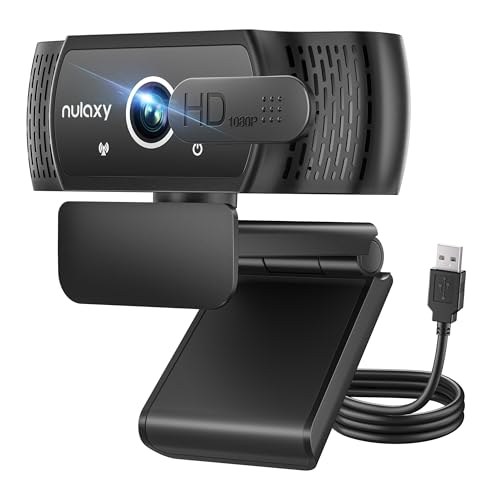 Nulaxy C900 Webcam Mit Mikrofon Fhd 1080p Webcam