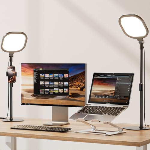 Litones Ringlicht Mit Stativ Tisch Handy Laptop Ringleuchte