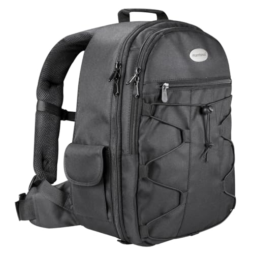 Mantona Azurit Fotorucksack Schwarz F R Dslm Oder