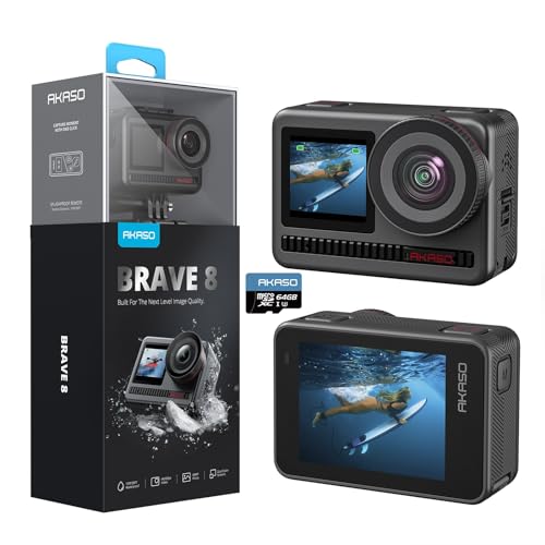 Akaso Action Cam 4k60fps 48mp Wifi Unterwasserkamera Mit
