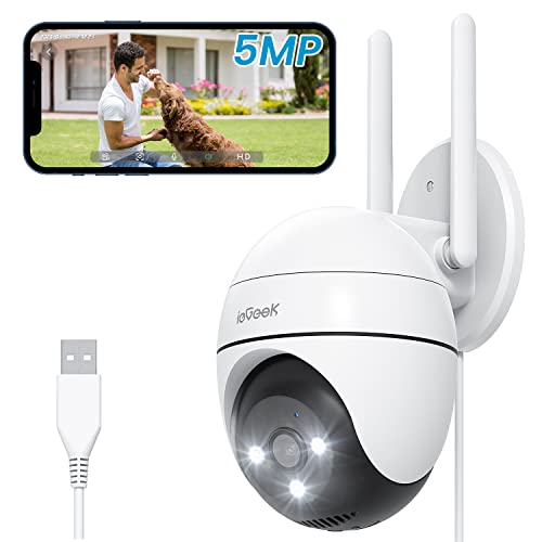 Iegeek 5mp Berwachungskamera Aussen Wlan Ptz Outdoor Ip