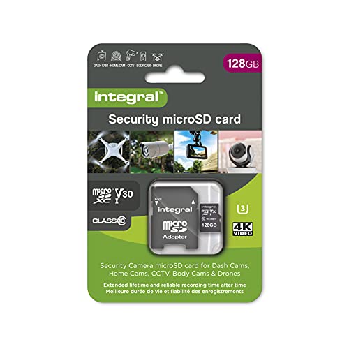Integral Micro Sd Sicherheitskarte 128gb F R Dashcams