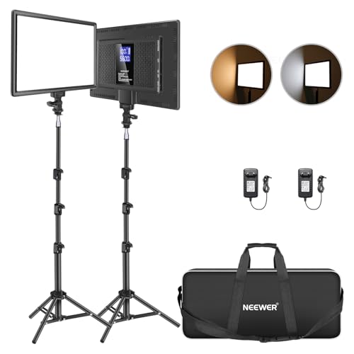 Neewer 13 Led Videolicht Panel Set Mit Stativ