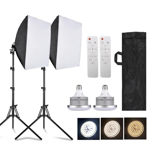 Andoer Softbox Set Fotostudio 2 X 40 X