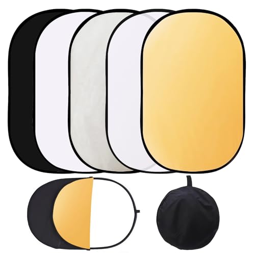 5 In1 Reflector Aufheller Fotografie 60cm X 90cm