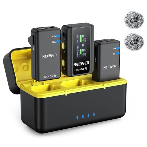 Neewer Cm28 Pro Drahtloses Lavalier Ansteckmikrofon System Mit