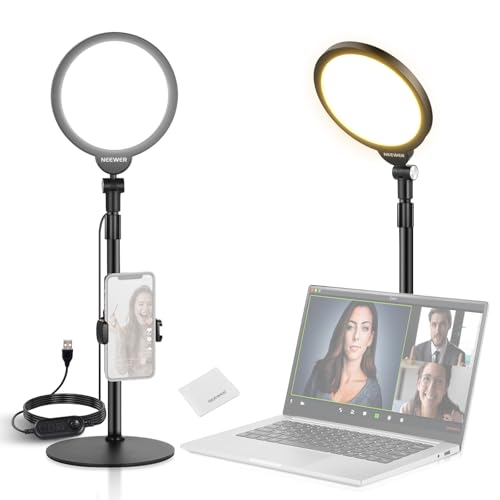 Neewer Basics 7 Tisch Ringlicht F R Videoaufnehmen