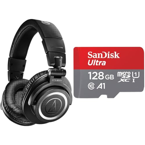 Audio Technica M50xbt2 Kabelloser Kopfh Rer Schwarz Sandisk