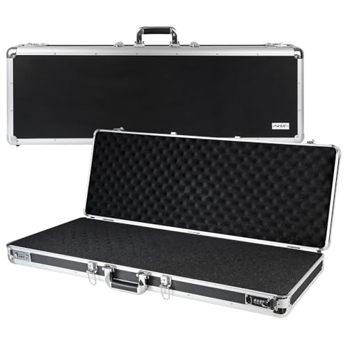 Hmf Alu Waffenkoffer F R Langwaffen Gewehrkoffer Abschlie