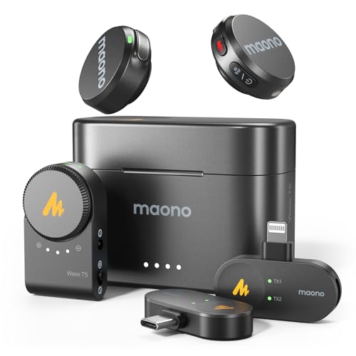 Maono Kabelloses Lavalier Mikrofon F R Iphone Android