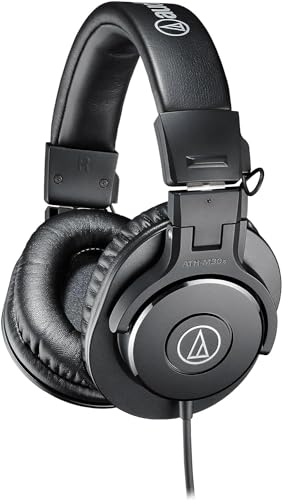 Audio Technica M30x Professioneller Monitorkopfh Rer Schwarz