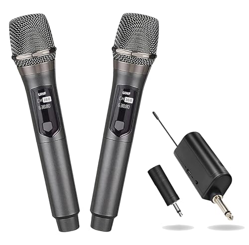 Huacam Professionelles Kabelloses Handmikrofonsystem Mit Wiederaufladbarem Empf Nger