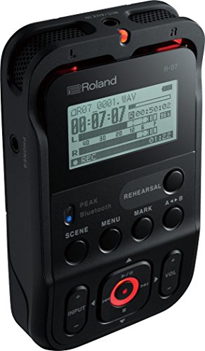 Roland R 07 Hochaufl Sender Tragbarer Audiorecorder Schwarz