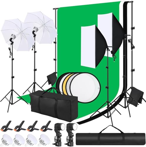 2 St Ck Softbox Set Led Softboxen Profi