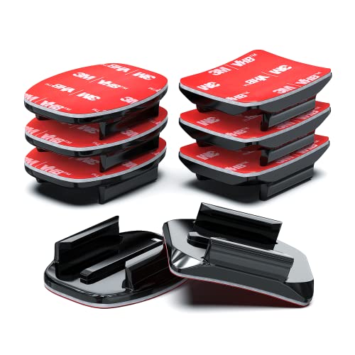 Sametop Klebepads Klebehalterungen 3m Helm Halterung Kleber Gebogene