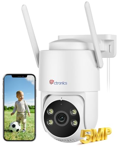 Ctronics 5mp Berwachungskamera Aussen Wlan 5ghz 2 4ghz