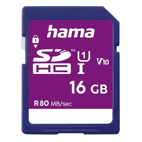 Hama Sdhc 16gb Class 10 Uhs I 80mb