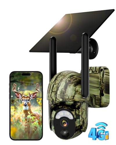 Xega 4g Lte Wildkamera Solar 2k Ptz Wildtierkamera