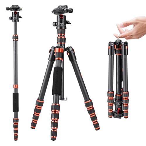 K F Concept 152cm Carbon Stativ Leichtes Tripod