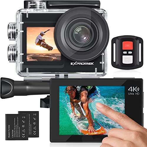 Exprotrek Action Cam 4k Unterwasserkamera Wasserdicht 40m Ultra