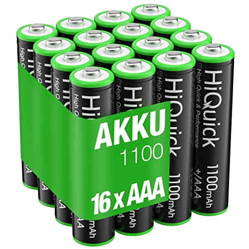 Hiquick Micro Aaa Akku Ni Mh 1100mah Wiederaufladbar