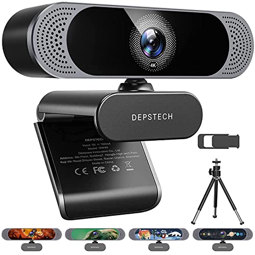 Depstech 4k Webcam Dw49 Hd 8mp Ausgestattet Mit