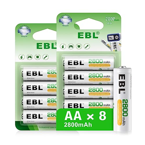 Ebl Akku Aa Wiederaufladbare Aa Batterien 8 St