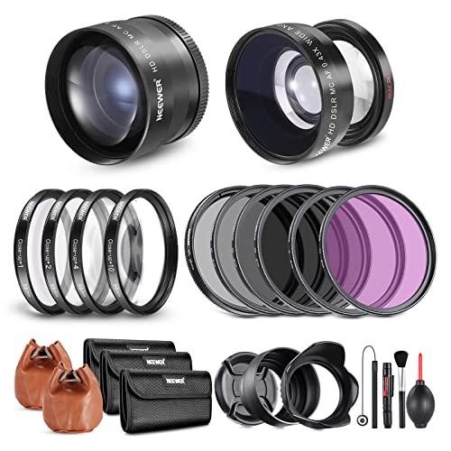 Neewer 58mm Objektiv Und Nd Filter Set Weitwinkel