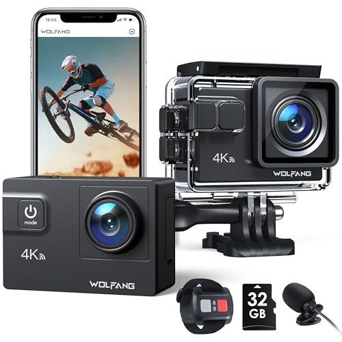 Wolfang Action Cam Wifi 4k 60 Fps Neue