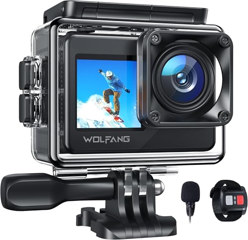 Wolfang Ga120 Action Cam 4k 20mp Wifi Unterwasserkamera