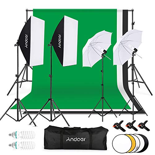 Andoer Fotostudio Set 1 8m X 2 7m