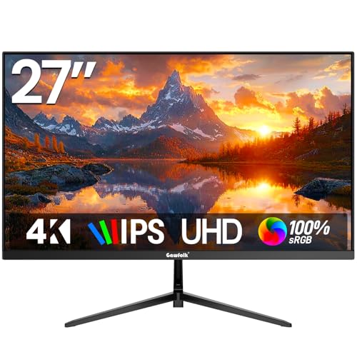 Gawfolk 4k Ips 27 Zoll Monitor 60hz Pc
