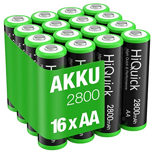 Hiquick Mignon Aa Akku 2800mah 16 St Cke